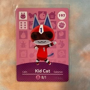 Genuine ACNH amiibo Kid Cat
